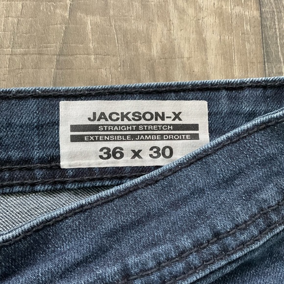 36x30 Buffalo David Bitton Jackson-X Straight Stretch Jeans 
Blue - Picture 5 of 7
